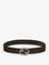 Gucci Web Fabric and leather belt - T Moro