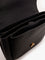Pinko Leather shoulder bag with metal love birds buckle - Nero