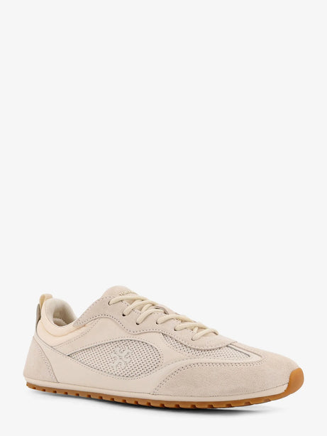 Tory Burch Field suede sneakers with leather inserts - Lightcream