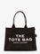 Marc Jacobs Canvas shopping bag with frontal logo - Black