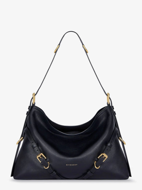 Givenchy Voyou Medium leather shoulder bag - Black