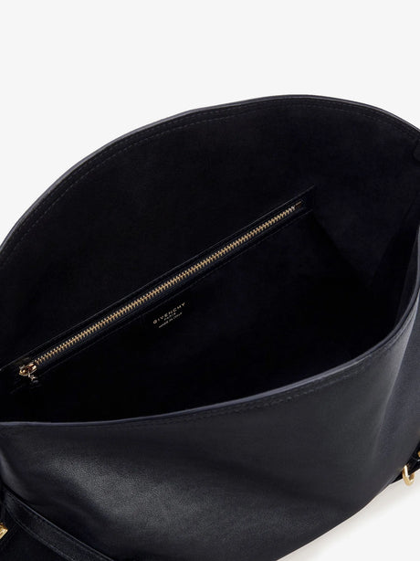 Givenchy Voyou Medium leather shoulder bag - Black