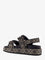 Tory Burch T Monogram Kira jacquard fabric sandals - Perfect Navy