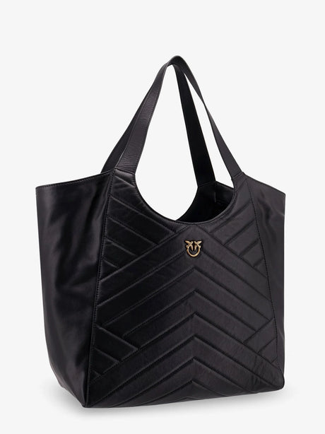 Pinko Quilted leather shoulder bag - Nero