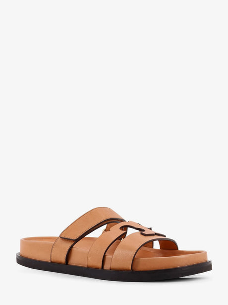 Tory Burch Sandali Ines in pelle - Camello