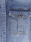 Self Portrait Denim jumpsuit with rhinestones - Blue