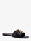 Tory Burch Eleanor leather flat sandals - Perfect Black