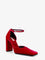 Alaia D' Orsay 90 velvet décolleté - Fuchsia