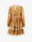 Zimmermann Frill cotton short dress with floral print - Mustard Palm Floral