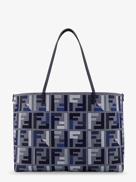 Fendi Roll Large jacquard FF fabric tote bag - Mirto+Mlc+Os
