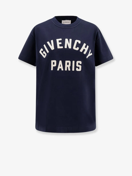 Givenchy Cotton T-shirt - Navywhite