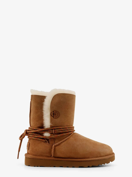 Ugg W Bailey Tie suede ankle boots - Chestnut