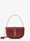 Fendi Wallet on Chain Fendigraphy leather crossbody bag - Rso Scuro