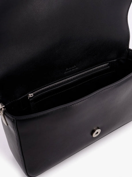 Pinko Love one mini leather shoulder bag - Nero