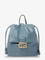 Fendi Leather backpack with metal FF logo detail - Mercurio