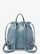 Fendi Leather backpack with metal FF logo detail - Mercurio