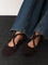 Alaia Le Teckel Suede Ballet Flats - Brun Fonce