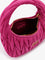 Miu Miu Wander matelassé suede shoulder bag - Fuxia