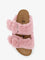 Birkenstock Arizona faux fur low sandals - Crystal Rose