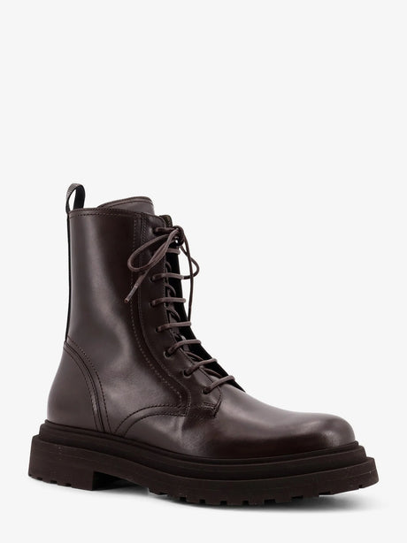 Brunello Cucinelli Leather ankle boots - Testa Di Moro