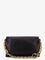 Gucci Leather crossbody bag with embossed GG motif - Black
