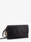 Gucci Leather crossbody bag with embossed GG motif - Black
