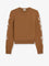 Celine Wool sweater with logo inlay - Camel/White