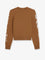 Celine Wool sweater with logo inlay - Camel/White