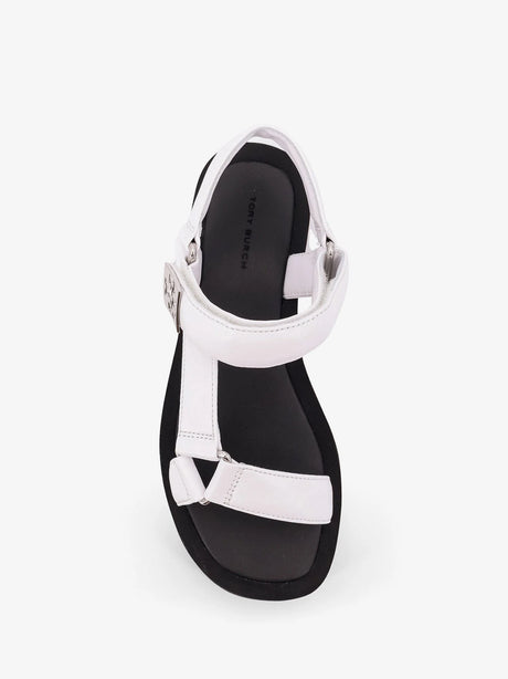 Tory Burch Mellow leather wedge sandals - Tory Navy