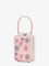 Self Portrait Satin crossbody bag with crystal details - Pink