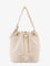 Tory Burch T Monogram Terry canvas bucket bag - New Ivory