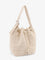 Tory Burch T Monogram Terry canvas bucket bag - New Ivory