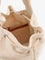 Tory Burch T Monogram Terry canvas bucket bag - New Ivory