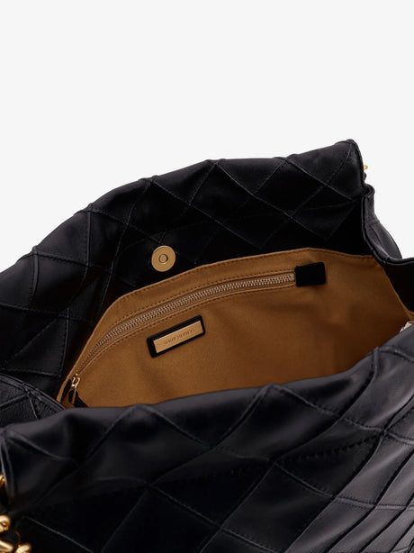 Tory Burch Fleming Hobo leather bag - Black