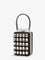 Self Portrait Satin shoulder bag with crystals - Black