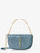 Fendi Wallet on Chain Fendigraphy leather crossbody bag - Mercurio