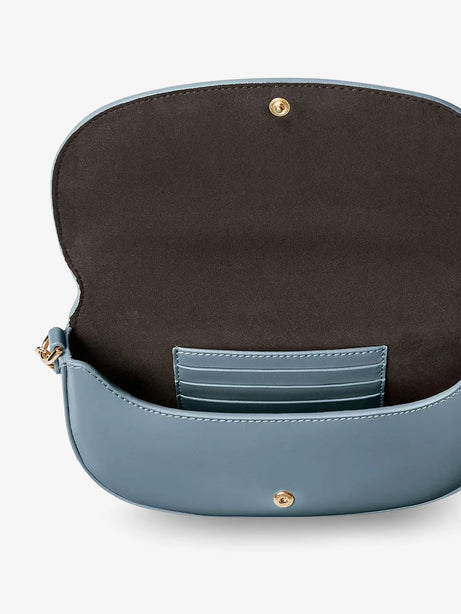 Fendi Wallet on Chain Fendigraphy leather crossbody bag - Mercurio