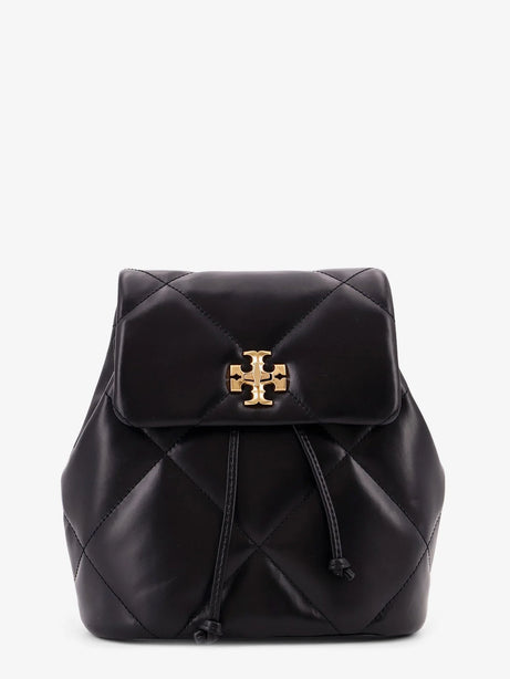 Tory Burch Kira Diamond leather backpack - Black