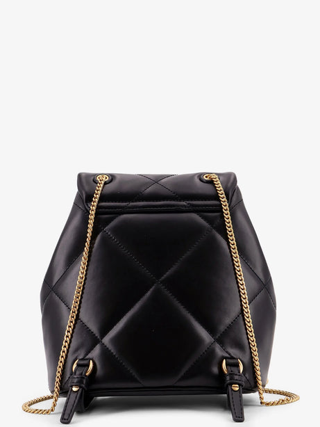 Tory Burch Kira Diamond leather backpack - Black