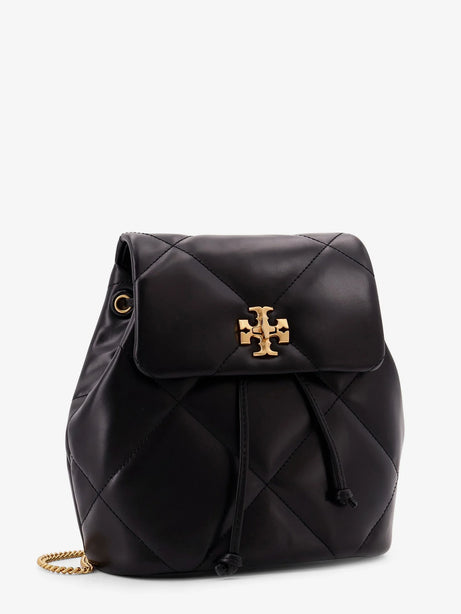Tory Burch Kira Diamond leather backpack - Black