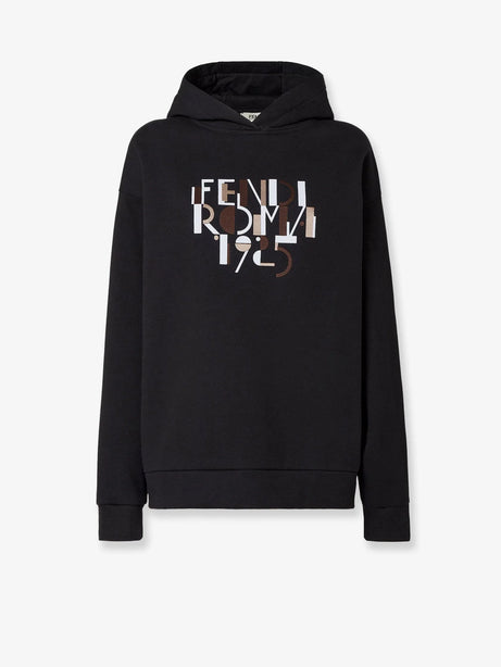 Fendi Oversize cotton sweatshirt - Black