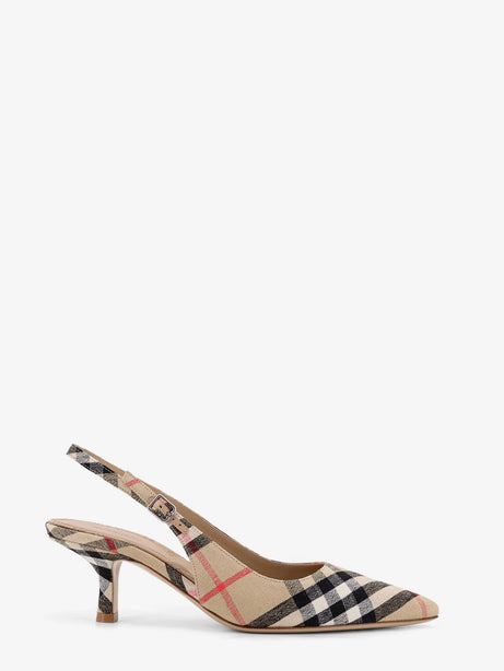 Burberry Dame décolleté with check motif - Sand Ip Check