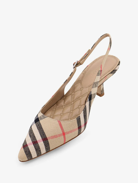 Burberry Dame décolleté with check motif - Sand Ip Check