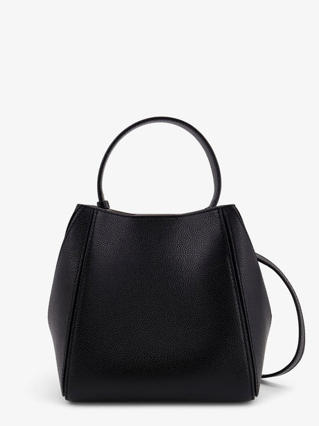 Tory Burch McGraw Small leather bucket bag - Black
