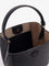 Tory Burch McGraw Small leather bucket bag - Black