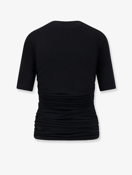 Alaia Viscose T-shirt - Noir Alaia