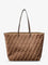 Fendi Roll Large FF jacquard fabric shopping bag - Chocolate+Os