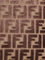 Fendi Roll Large FF jacquard fabric shopping bag - Chocolate+Os