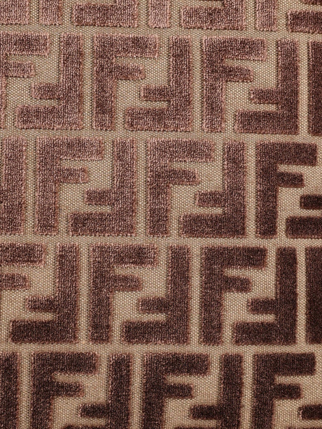 Fendi Roll Large FF jacquard fabric shopping bag - Chocolate+Os