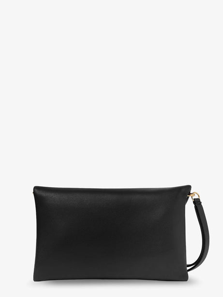 Fendi Mamma Baguette leather crossbody bag - Nero Oro Soft